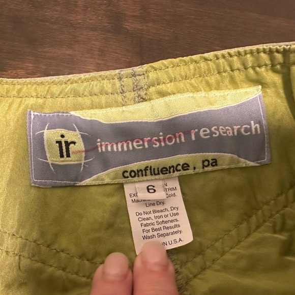 Immersion research board shorts size 6. Green and silver. 100% nylon - Picture 5 of 5
